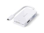PureLink USB-C auf Multiport Adapter - iSerie - weiß - 0,10m
