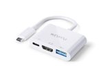 PureLink USB-C auf Multiport Adapter - iSerie - weiß - 0,10m