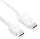 PureLink DisplayPort auf HDMI Kabel - 4K60 - iSerie - weiß - 1,00m
