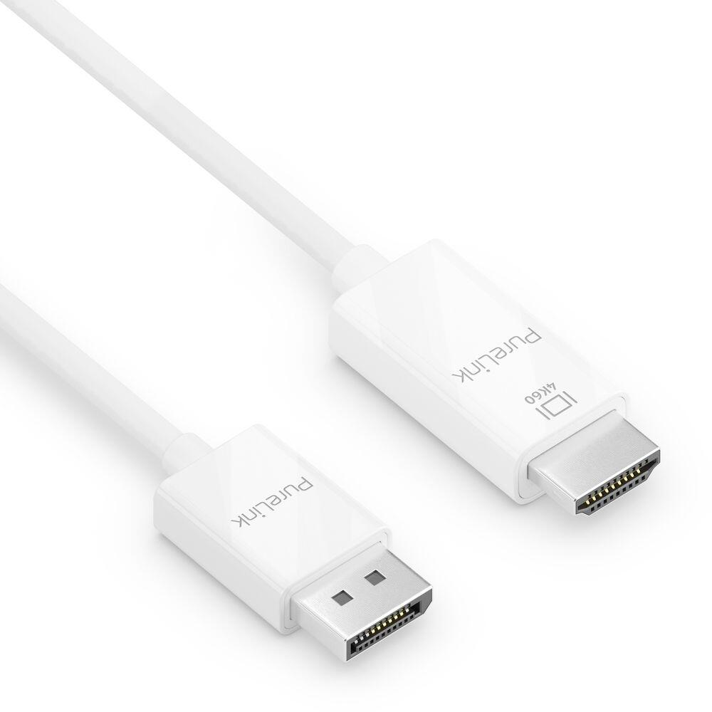 PureLink DisplayPort auf HDMI Kabel - 4K60 - iSerie - weiß - 3,00m