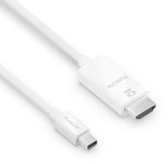 PureLink Mini DisplayPort auf HDMI Kabel - 4K60 - iSerie - weiß - 1,50m
