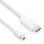 PureLink Mini DisplayPort auf HDMI Kabel - 4K60 - iSerie - weiß - 1,50m