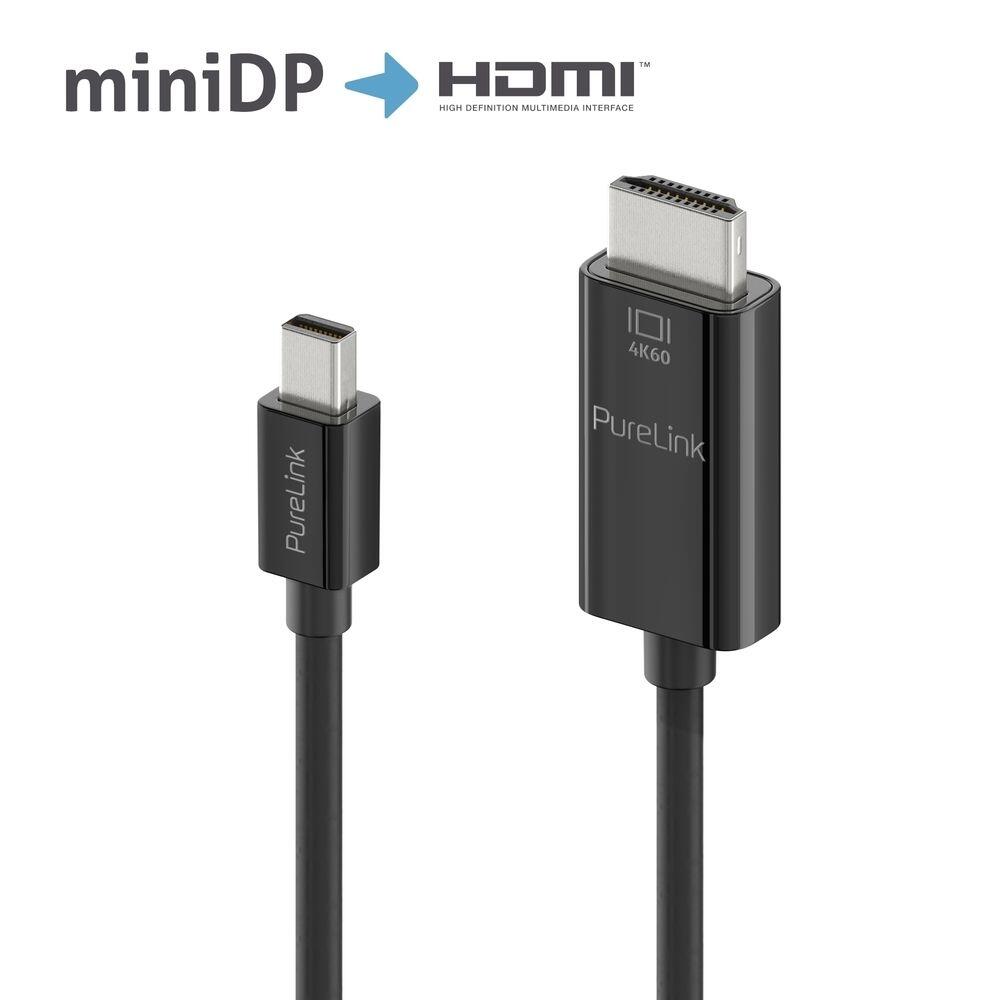 PureLink Mini DisplayPort auf HDMI Kabel - 4K60 - iSerie - schwarz - 2,00m