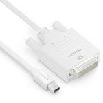 PureLink Mini DisplayPort auf DVI Kabel - 1920x1200 - WUXGA - iSerie - weiß - 1,50m