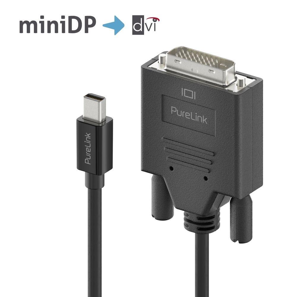 PureLink Mini DisplayPort auf DVI Kabel - 1920x1200 - WUXGA - iSerie - schwarz - 1,50m