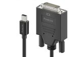 PureLink Mini DisplayPort auf DVI Kabel - 1920x1200 - WUXGA - iSerie - schwarz - 1,50m