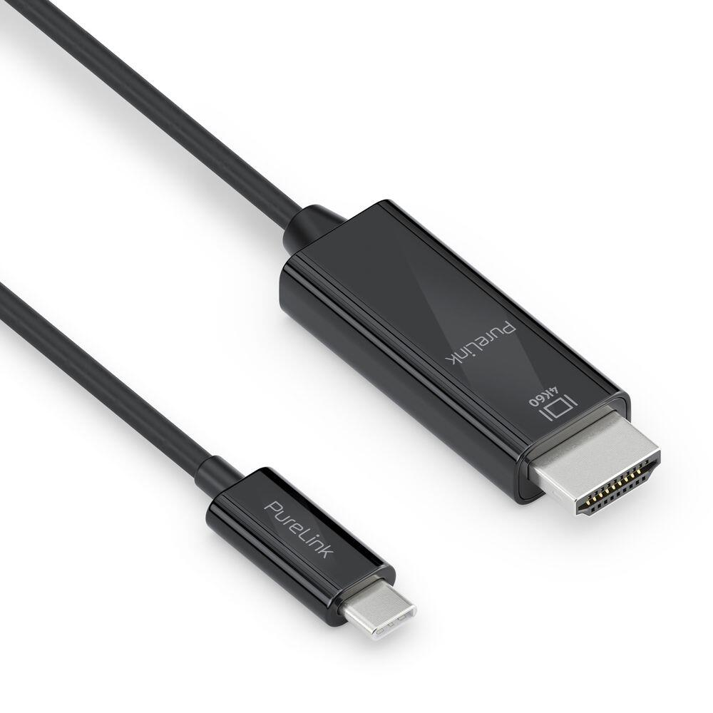 PureLink USB-C auf HDMI Kabel - 4K60 - iSerie - schwarz - 3,00m