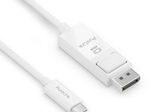 PureLink USB-C auf DisplayPort Kabel - 4K60 - iSerie - weiß - 2,00m