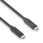 PureLink USB-C auf USB-C Kabel - 3.1 Gen 1, 3A/5V/60W, 5G, DP Alt Mode - iSerie - schwarz - 1,50m