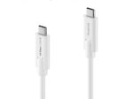 PureLink USB-C auf USB-C Kabel - 3.1 Gen 2, 5A, 10G, DP Alt Mode - iSerie - weiß - 1,00m