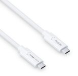 PureLink USB-C auf USB-C Kabel - 3.1 Gen 2, 5A, 10G, DP Alt Mode - iSerie - weiß - 1,00m