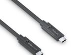 PureLink USB-C auf USB-C Kabel - 3.1 Gen 2, 5A, 10G, DP Alt Mode - iSerie - schwarz - 0,50m