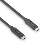 PureLink USB-C auf USB-C Kabel - 3.1 Gen 2, 5A, 10G, DP Alt Mode - iSerie - schwarz - 0,50m