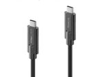 PureLink USB-C auf USB-C Kabel - 3.1 Gen 2, 5A, 10G, DP Alt Mode - iSerie - schwarz - 0,50m