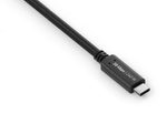 PureLink USB-C auf USB-C Kabel - USB4 Gen 2x2, 5A, EPR 240W, 20G, DP Alt Mode - iSerie - schwarz - 1,00m
