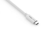 PureLink USB-C auf USB-C Kabel - USB4 Gen 3x2, 5A, EPR 240W, 40G, DP Alt Mode - iSerie - weiß - 0,50m