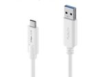 PureLink USB-C auf USB-A Kabel - 3.1 Gen 1, 3A/5V/15W, 5G - iSerie - weiß - 2,00m