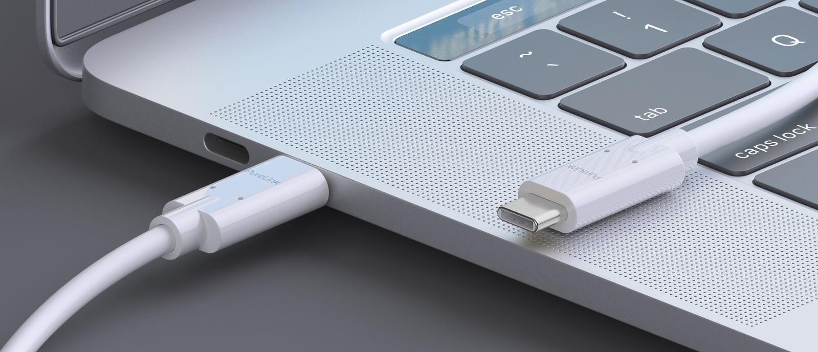PureLink USB-C auf USB-A Kabel - 3.1 Gen 2, 3A/5V/15W, 10G - iSerie - schwarz - 0,50m