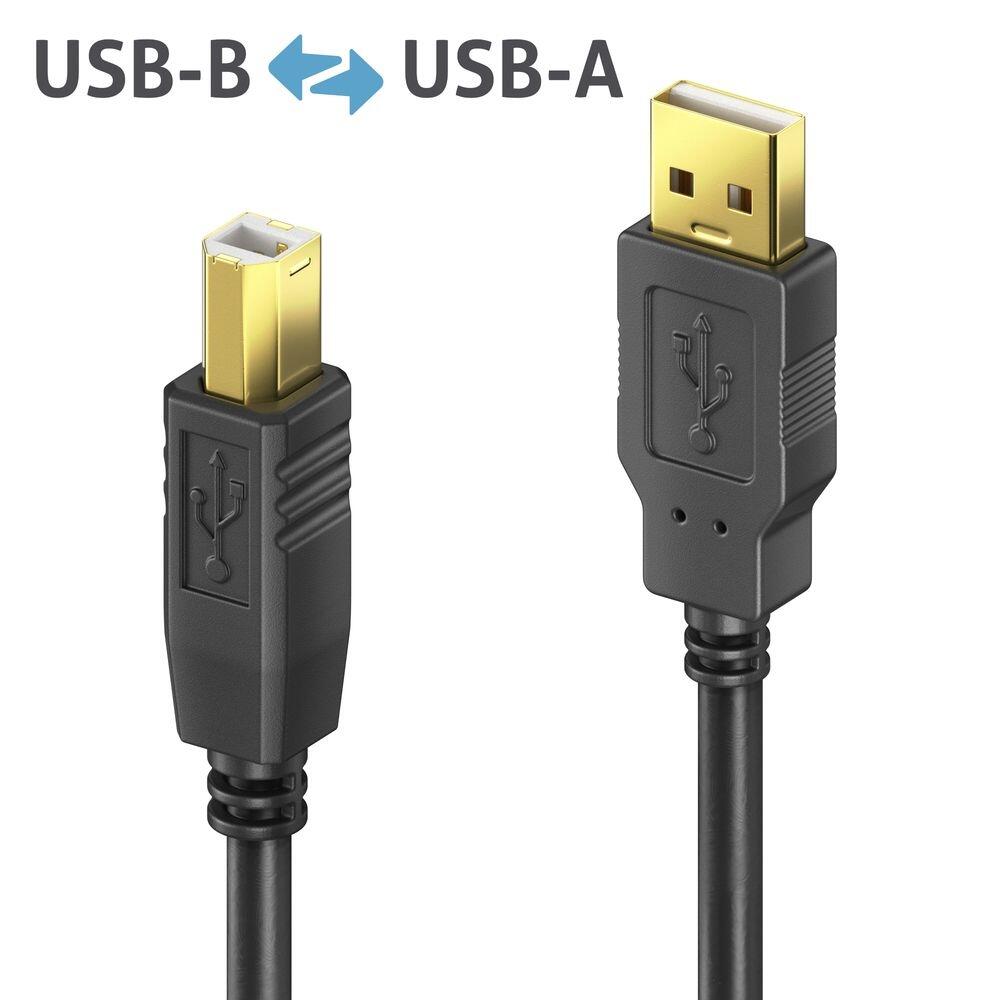 PureLink USB 2.0 Aktiv Kabel - schwarz - 10,0m