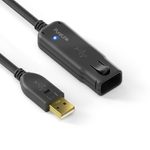 PureLink USB 2.0 Aktiv Verlängerung - schwarz - 12,0m