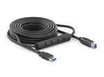 PureLink USB 3.2 Gen. 1x1 Aktiv Kabel - schwarz - 20,0m