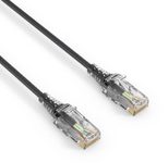 PureLink CAT 6 Patchkabel. SLIM - UTP - LSOH - schwarz - 3,00m