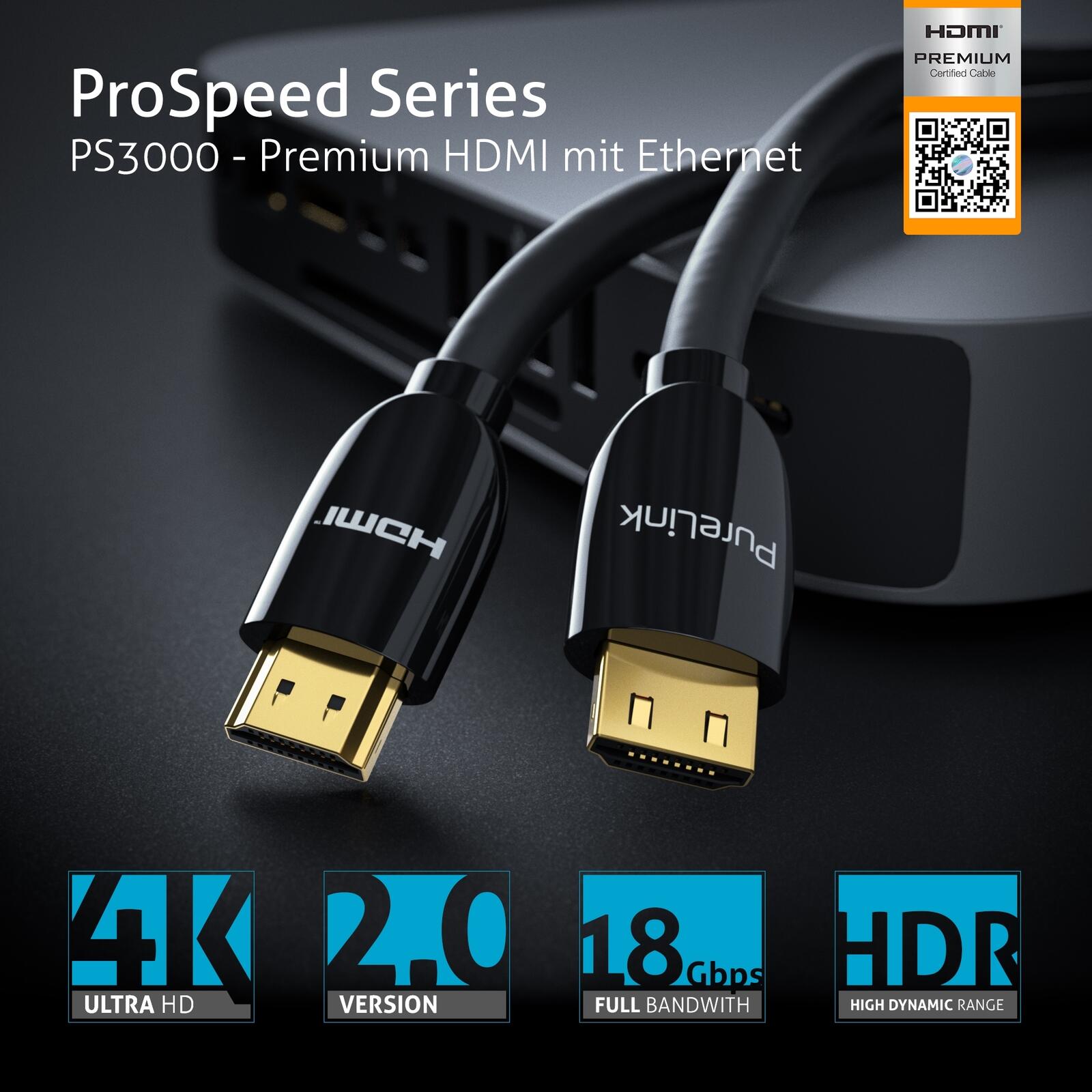 PureLink HDMI Kabel - ProSpeed Serie 1,80m