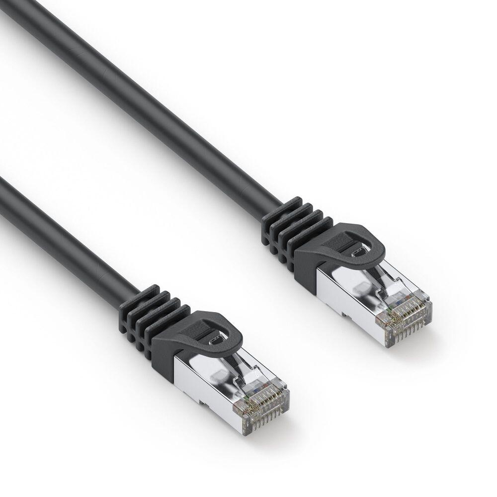 PureLink CAT 6A Patchkabel. S/FTP - schwarz - 0,50m