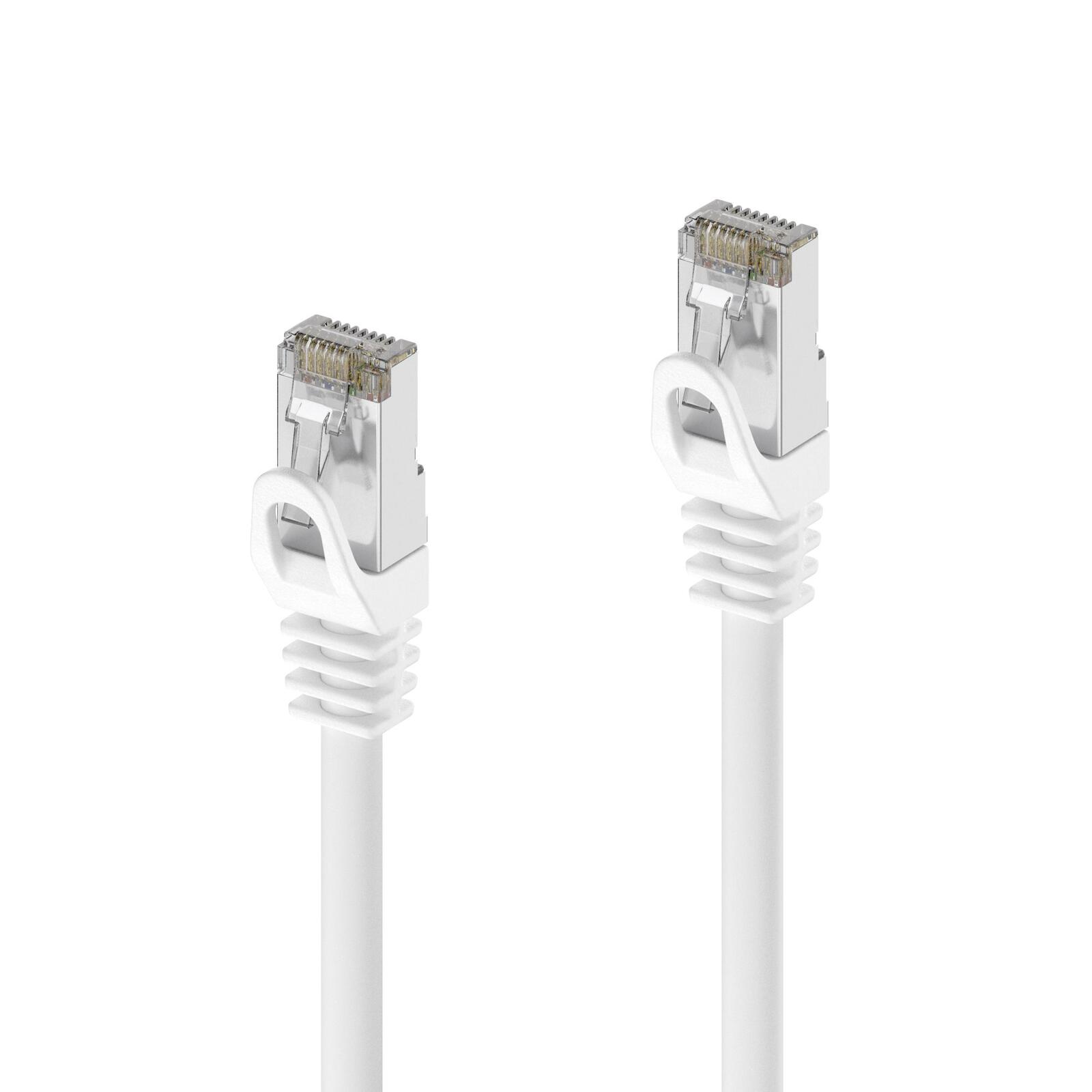 PureLink CAT 6A Patchkabel. S/FTP - weiß - 0,25m