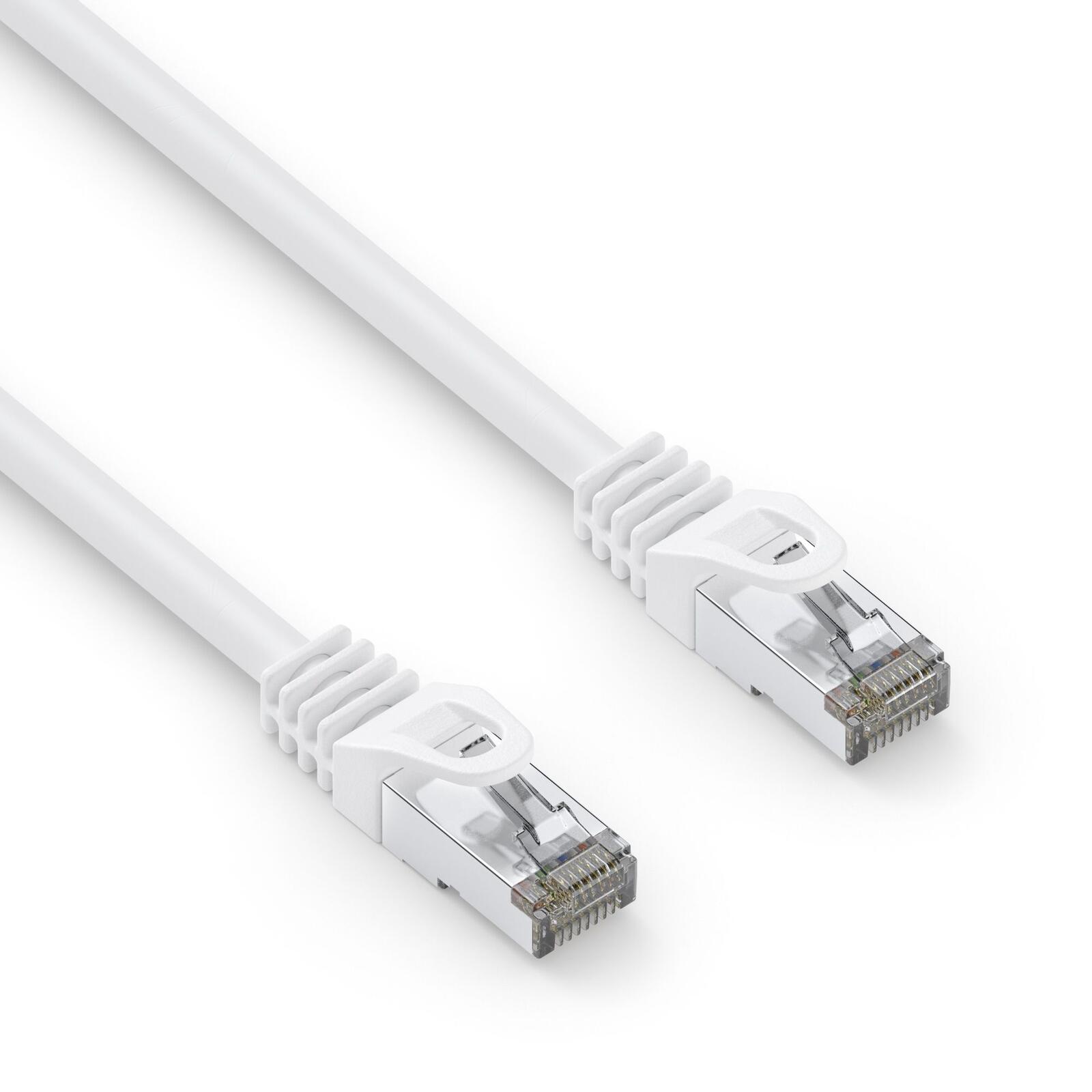 PureLink CAT 6A Patchkabel. S/FTP - weiß - 0,25m