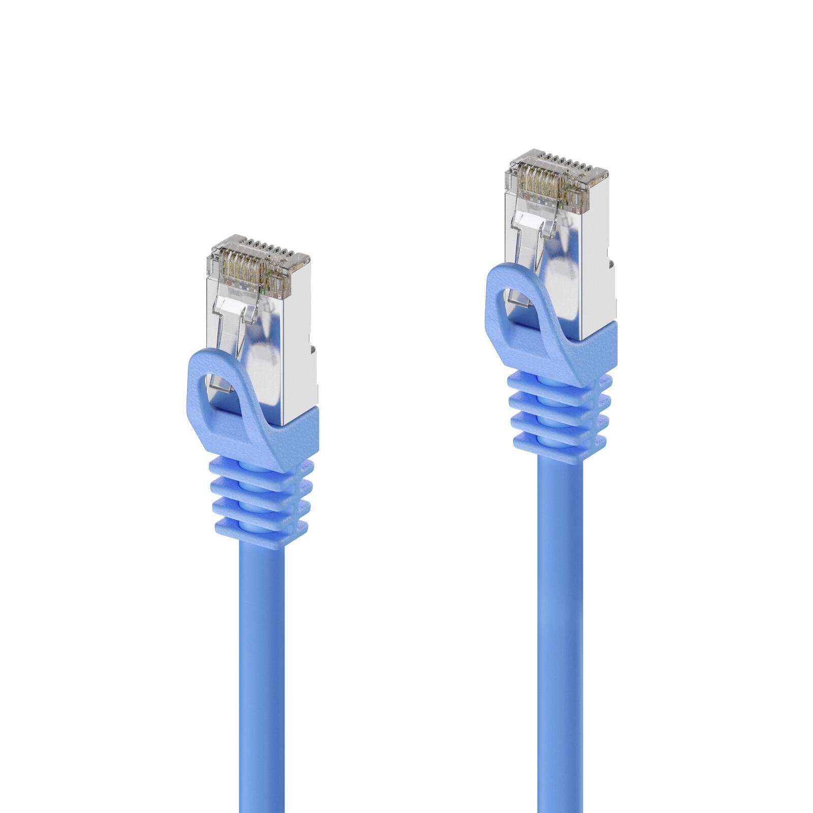 PureLink CAT 6A Patchkabel. S/FTP - blau - 0,25m