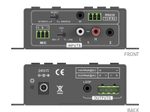 PureTools - Audio Verstärker 2x20W (Klasse D), 2 Leitungseingänge & 1 MIC Eingang
