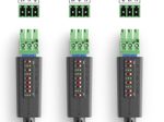 PureTools - RS232 Kabel - 9 pin D-Typ/3 pin Phoenix mit DIP Switch pin Einstellung, 1,5m