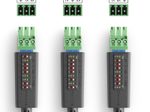 PureTools - RS232 Kabel - 9 pin D-Typ/3 pin Phoenix mit DIP Switch pin Einstellung, 1,5m