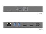 PureTools - ProAV USB-C Alt-Mode Docking Station - 4K (60Hz 4:4:4) USB-C + 100W PD Dual 4K HDMI Ausgang, USB 3.2 und Ethernet