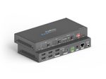 PureTools - 4x2 HDMI Matrix, 4K, HDR Digital und Analog Audio, ARC und RS232