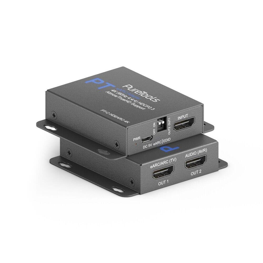 PureTools - eARC Adapter, 4K (60Hz 4:4:4) HDCP 2.3
