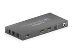 PureTools - 1x2 HDMI2.1 Splitter - 48Gbps - 8K (60Hz 4:2:0) 12 bit, Audio De-Embedding und Signal Management
