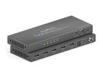 PureTools - 1x4 HDMI2.1 Splitter - 48Gbps - 8K (60Hz 4:2:0) 12 bit, Audio De-Embedding und Signal Management