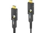 FiberX Serie - Micro HDMI/HDMI 4K Glasfaser Verlängerung  - 60m