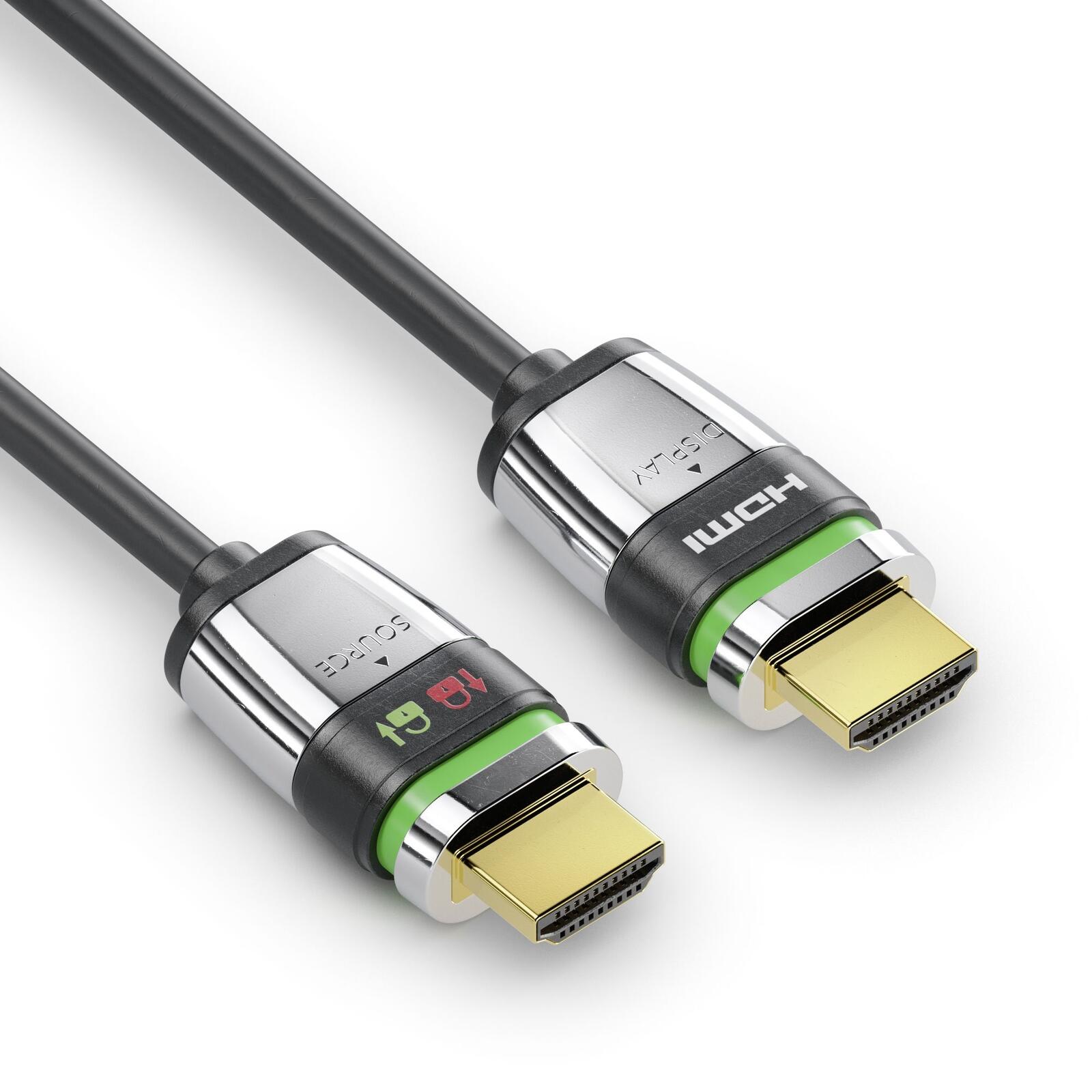 FiberX Serie - HDMI 4K ULS Glasfaser Extender Kabel - 60m - LSZH