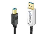 FiberX Serie - USB 3.1 Glasfaser Kabel - USB-A auf USB-B - 5m