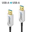 FiberX Serie - USB 3.1 Glasfaser Kabel - USB-A USB-A - 12m