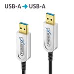 FiberX Serie - USB 3.1 Glasfaser Kabel - USB-A USB-A - 25m