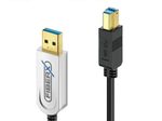 FiberX Serie - USB 3.1 Glasfaser Kabel - USB-A  USB-B - 5m