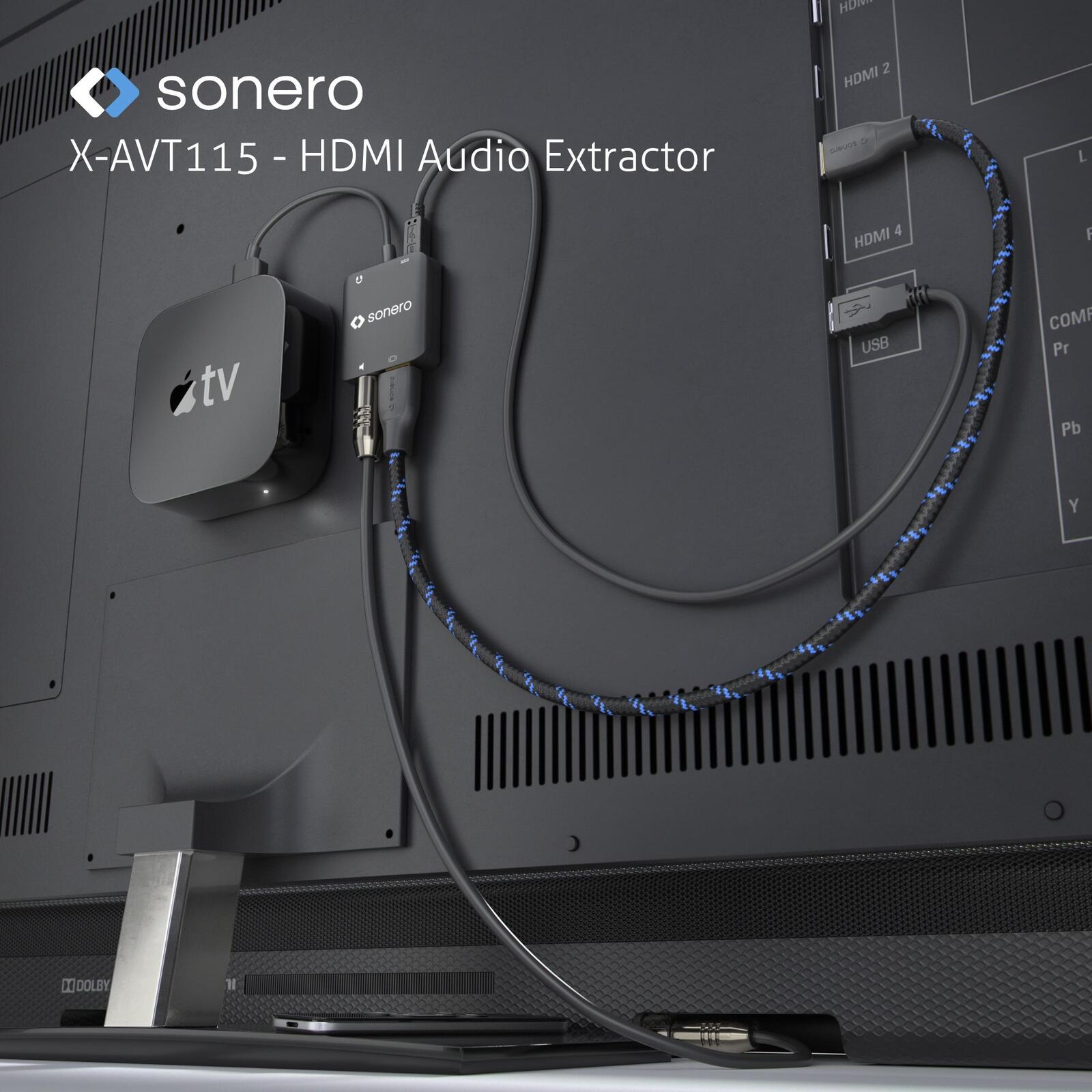 Sonero HDMI Audio Extractor, 4K