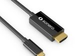 Sonero USB-C auf HDMI Kabel - 2,00m - schwarz