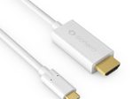 Sonero USB-C auf HDMI Kabel - 2,00m - weiß