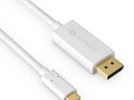 Sonero USB-C auf DP Kabel - 2,00m - weiß