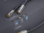 Sonero 3,5mm (4pin) auf 2x 3,5mm Kopfhörer Adapter Kabel 0,25m